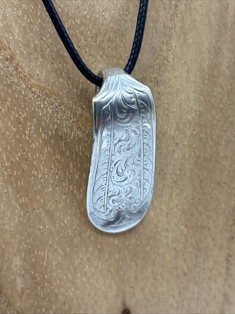 Vintage WP Fork Handle Pendant Silver Plated Hallmark Handmade Upcycled Gift