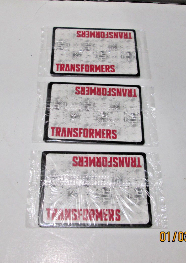 Transformers TCG Wave 4 three Sealed packs