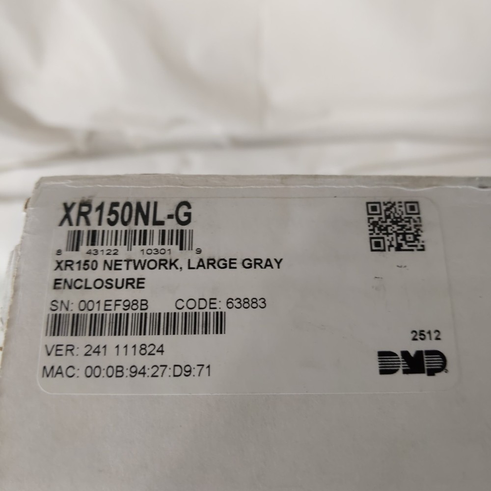 DMP XR150NL-G Network Panel Assembly and Accessories.