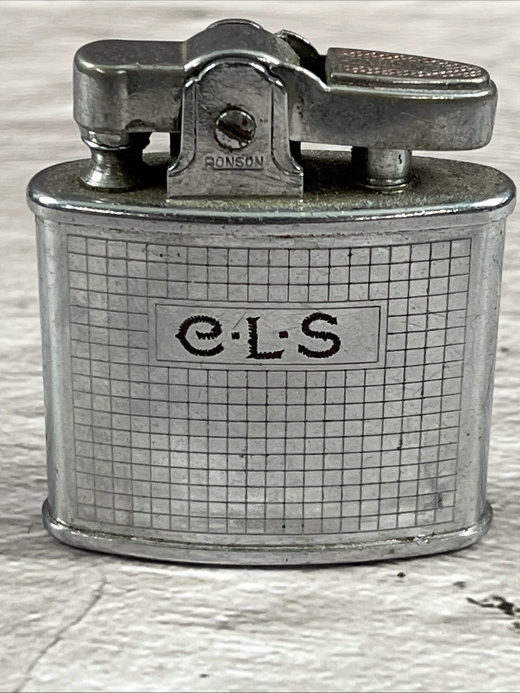 Ronson Princess Silver Tone Lighter Untested