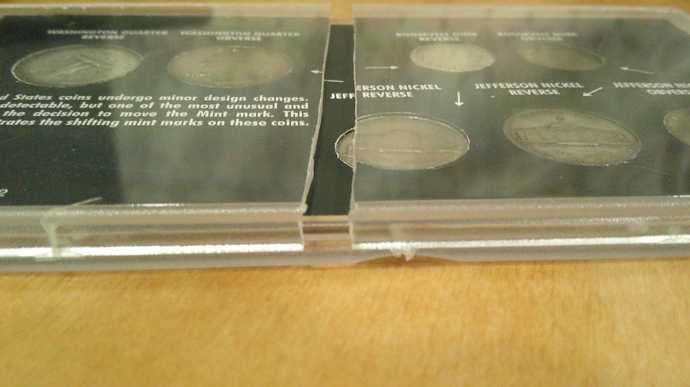 Shifting Mint Marks Coin Collection **Cracked Case**