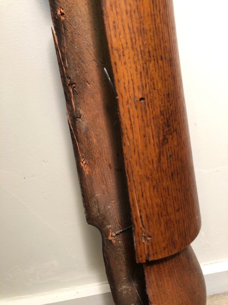 Jan 2028 Antique Oak Corner Newell Post