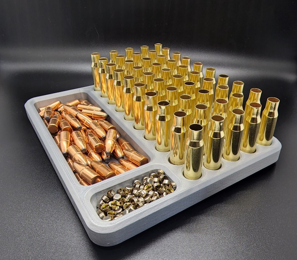 220 Russian Reloading Tray Blocks Flat Type 460 Holds 50 Rounds RMD3D