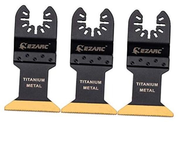 Titanium Oscillating Tool Blades, Oscillating Multitool 3 PCS Standard Length