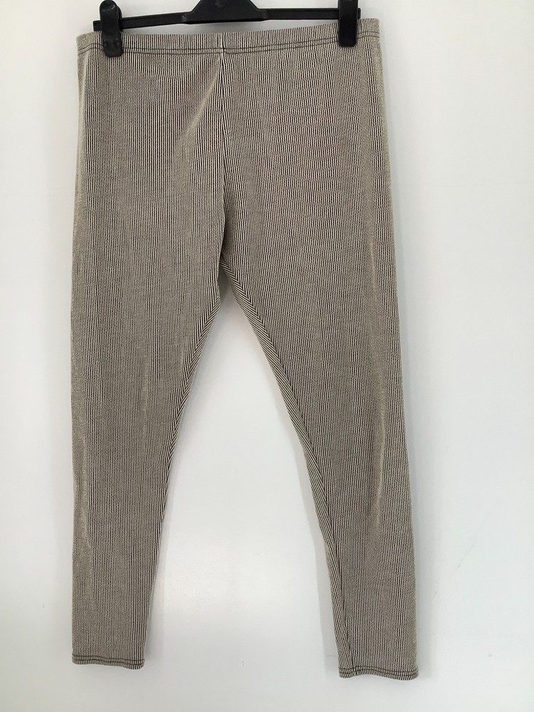 PRETTYLITTLETHING Striped Jersey Leggings Size 16