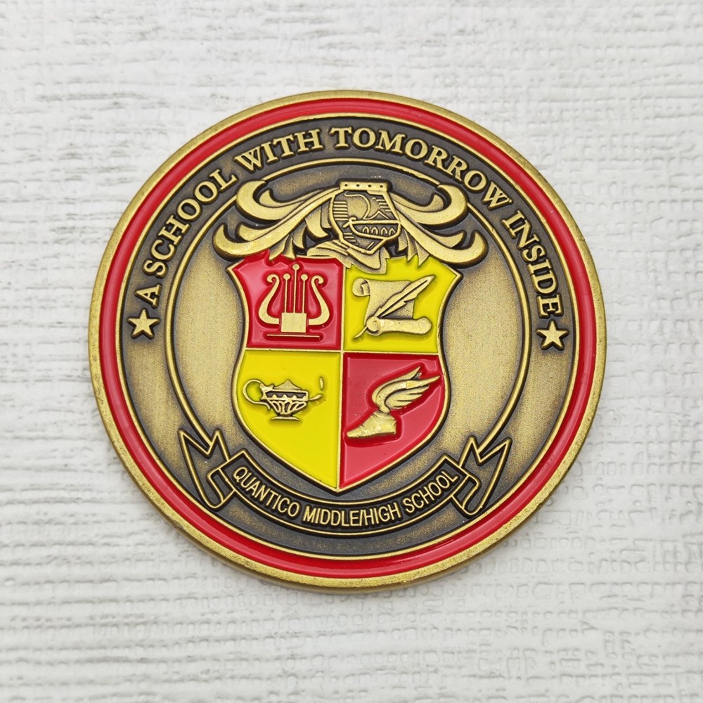 Quantico Middle/High School  Challenge Coin
