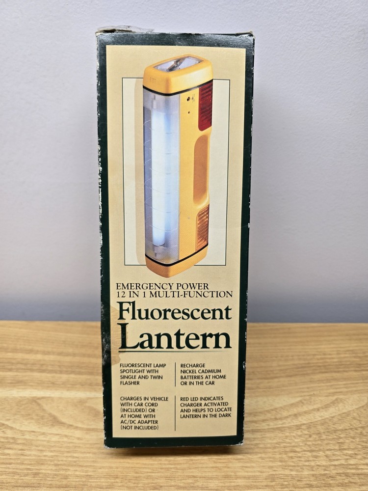 Johnlite 12-In-1 Multi-Function Fluorescent Lanter Flasher Spotlight in Box
