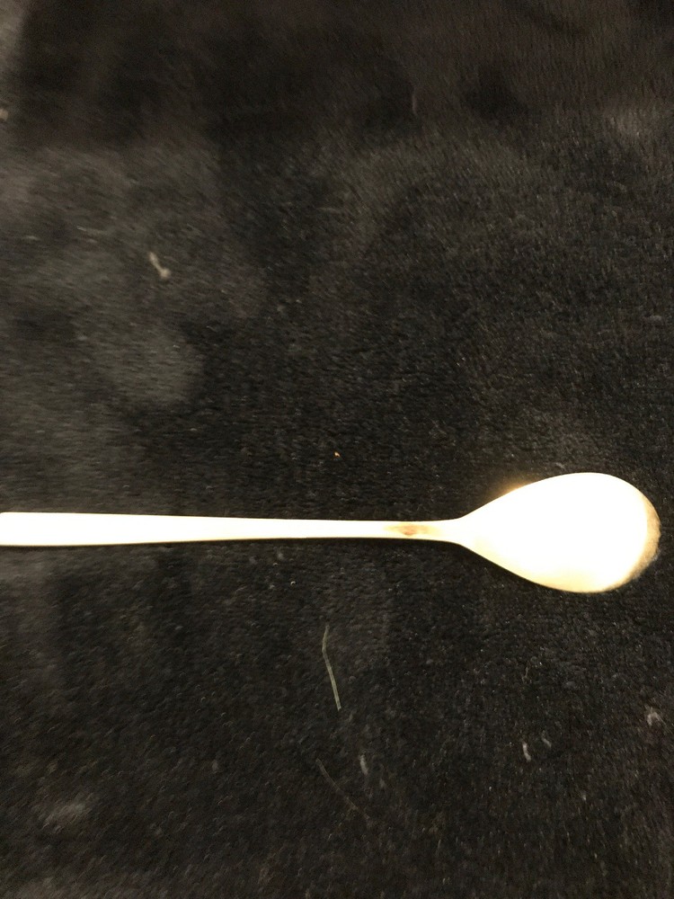 800 Silver Spoon Set New In Box Red Enamel Chinese