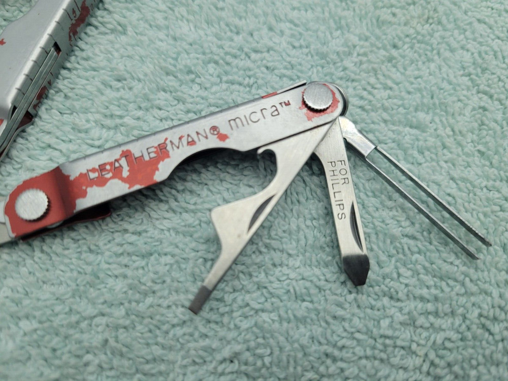 Leatherman Micra Multi-Tool Set - Stainless Steel Handle Codes 0697, 1099