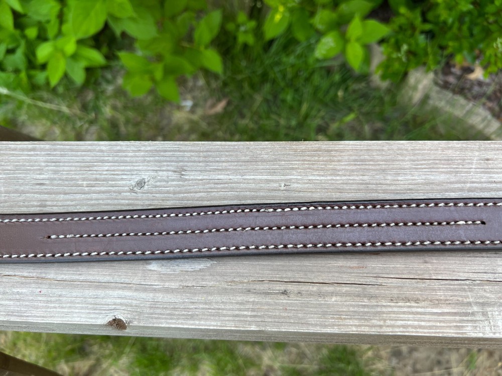Halter Brown Leather Crown Strap - Available in 3 Sizes