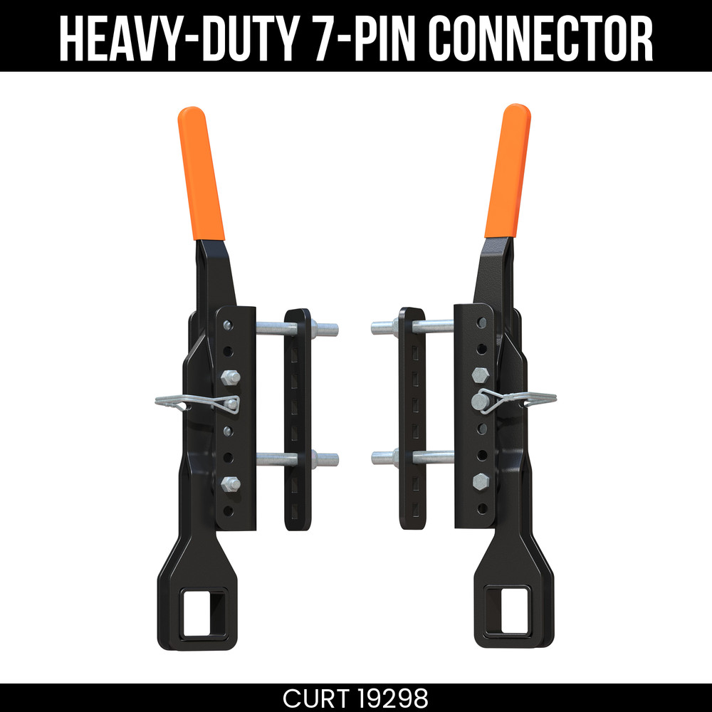 CURT TruTrack Brackets, Adjustable, Includes Handles, Trailer Hitch Support