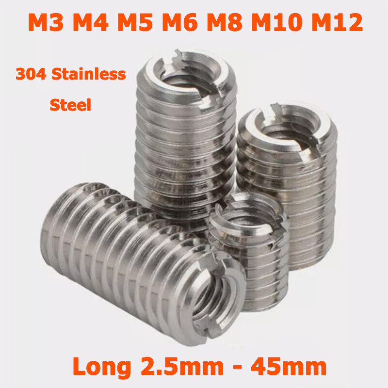 M3 M4 M5 M6 M8 M10 M12 Thread Reducers Self Tapping Thread Repair Inserts Nuts