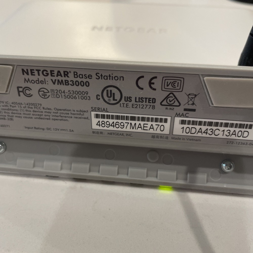 NETGEAR Base Station VMB3000