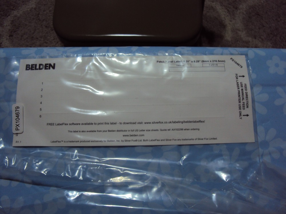BELDEN KeyConnect Patch Panel 48-Port 2U Black AX103115 NIB