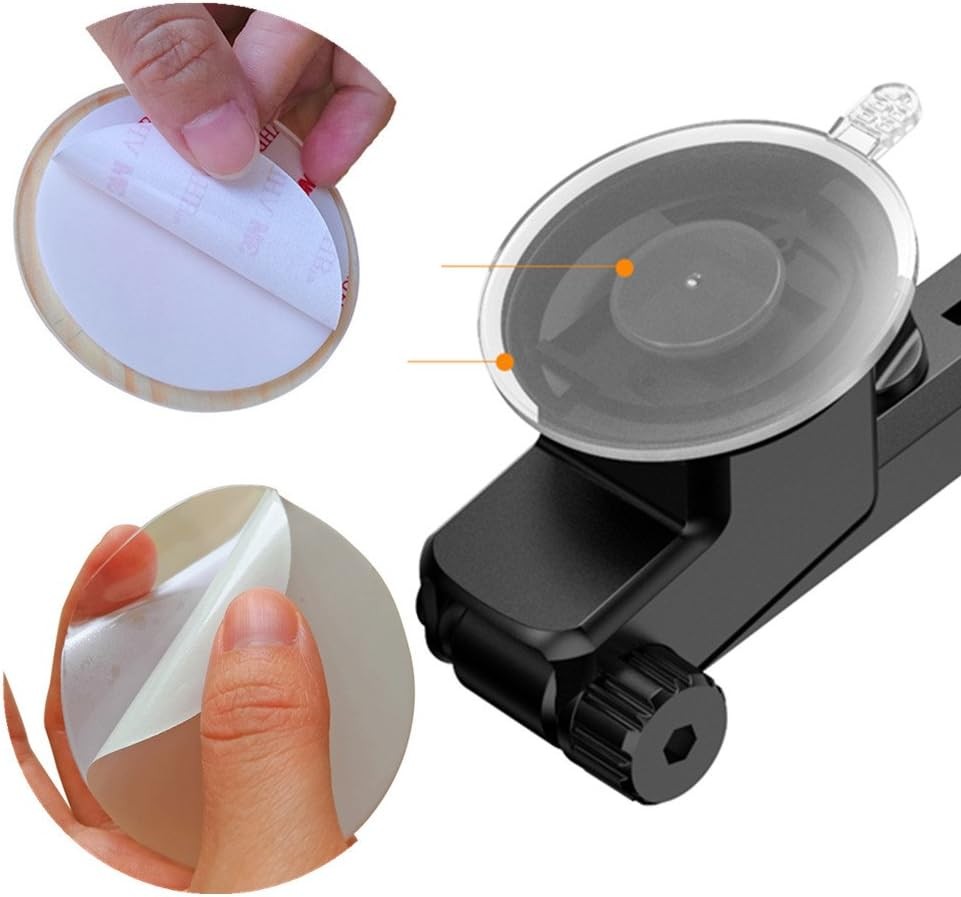 Suction Cup Double Sided Adhesive Pad 8PACK Mount Disk Hook Transparent
