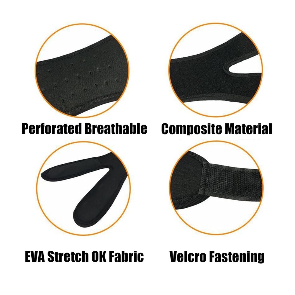 Adjustable Knee Support Double Strap Stabilizer Patella Tendon Arthritis Brace