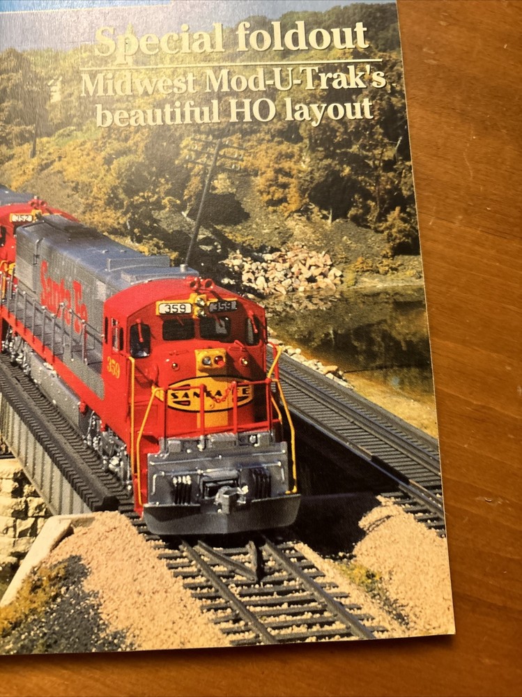 Model Railroader Magazine May 1992 Model Train Santa Fe HO Layout