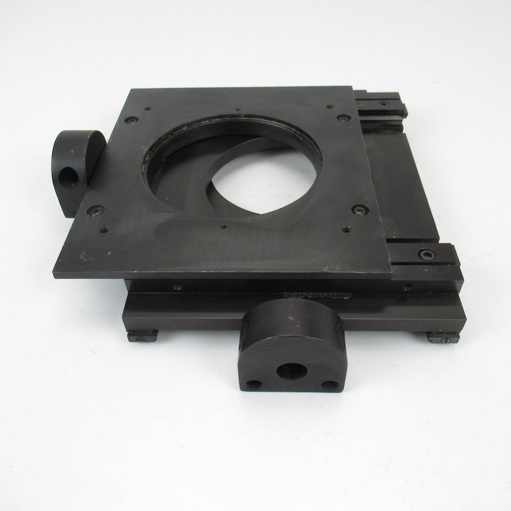 6" x 7" XY MOVEMEMNT MICROMETER STAGE (NO MICROMETERS)