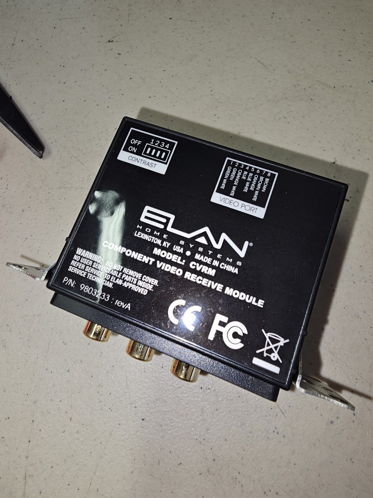 Elan Component Video Module, New