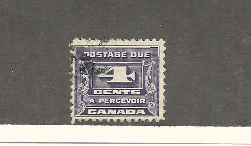 Canada, Postage Stamp, #J13 Used, 1933 Postage Due