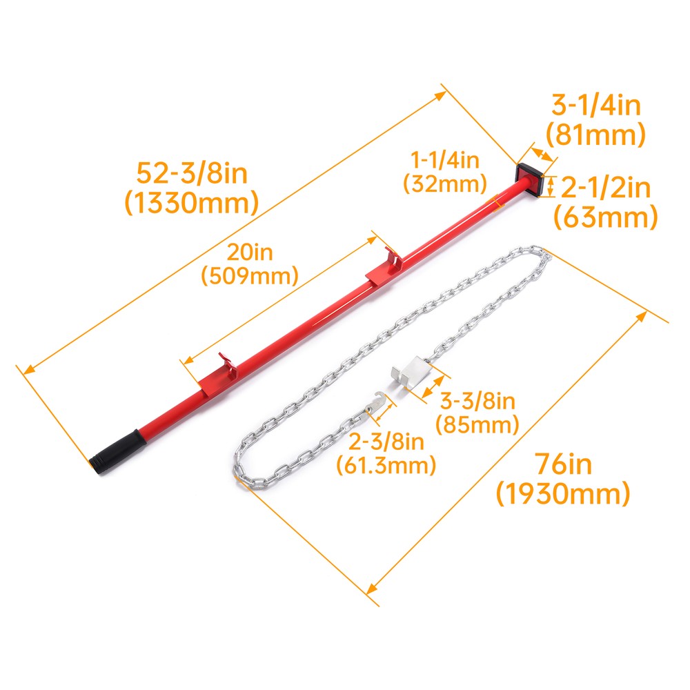 Universal Car Alignment Tool Panel Bumper Jack Repair Bar Pulling Stick Body Kit