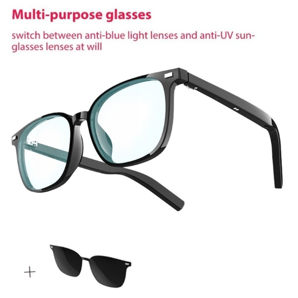 Smart Glasses Wireless Bluetooth Anti Blue Light Open-Ear Audio