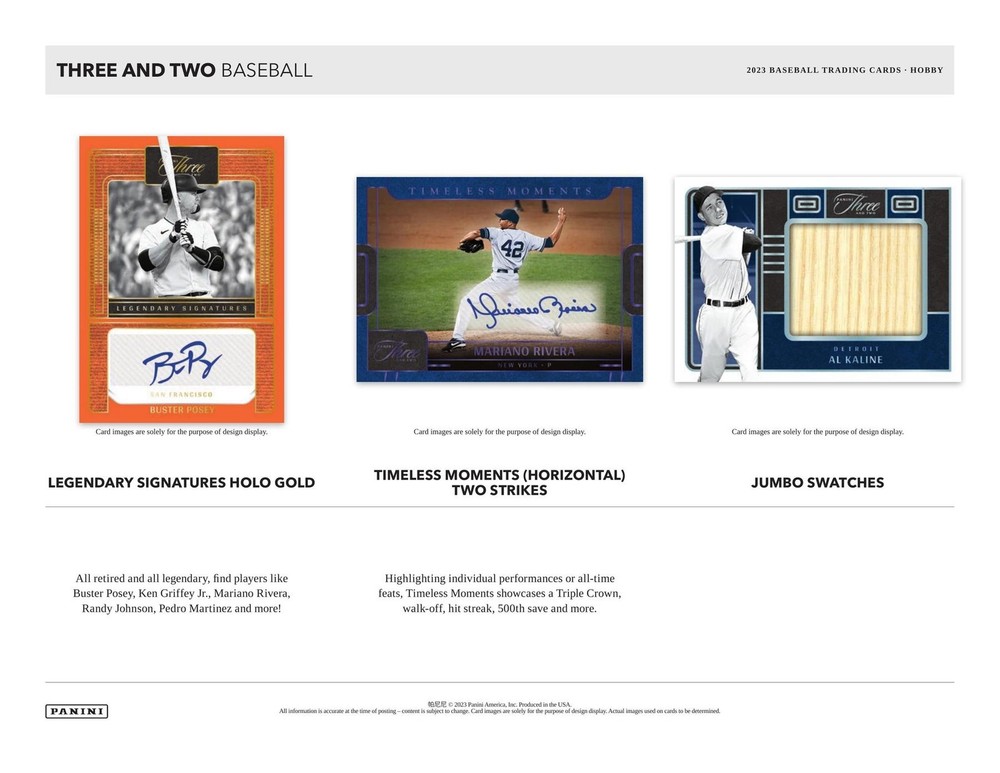 2023 PANINI THREE AND TWO BASEBALL HOBBY BOX