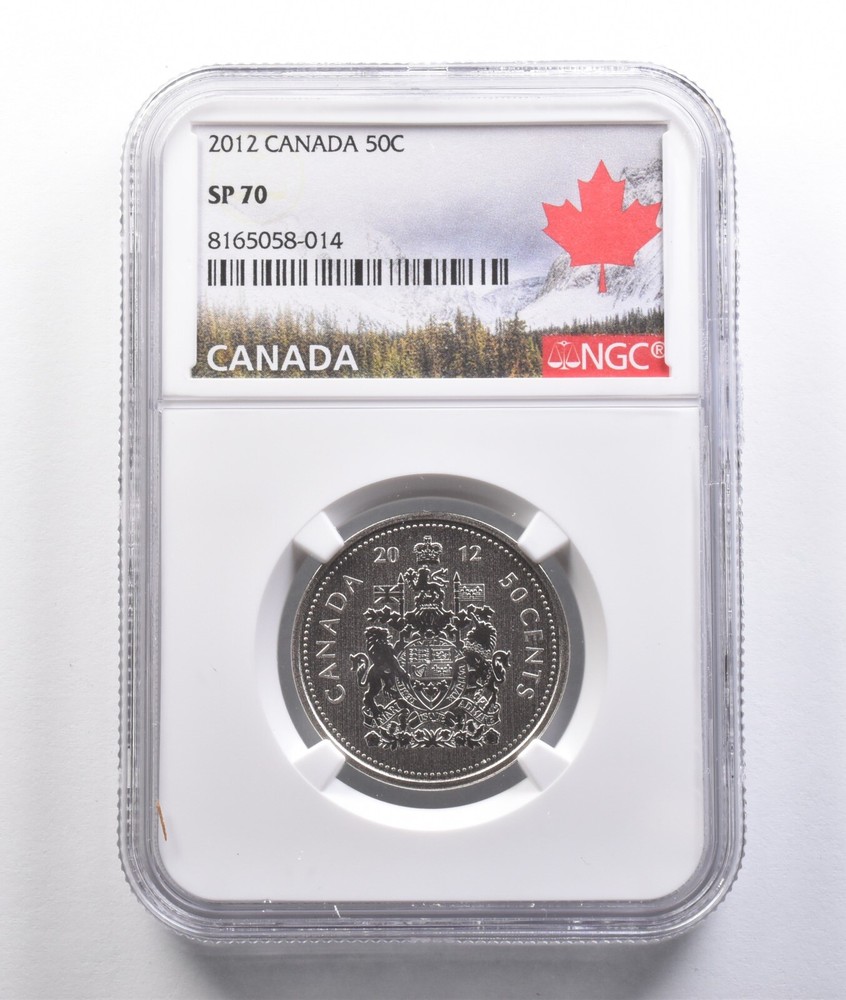2012 Canada 50 Cents SP70 NGC *6908