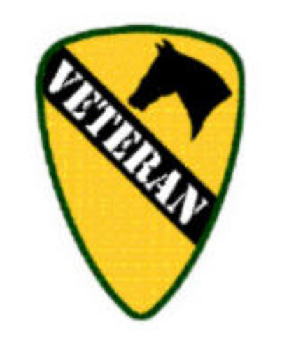 Address Labels -  Cavalry -1st Cavalry - Veteran