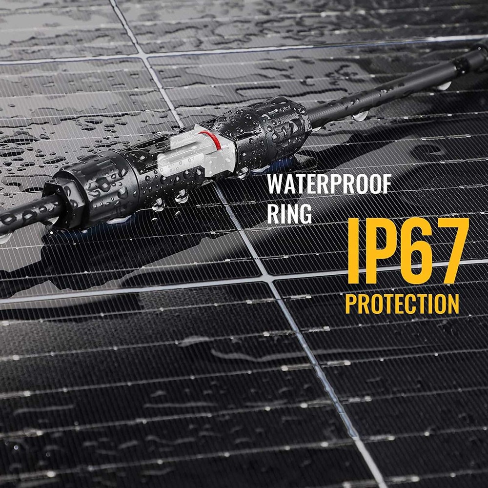 Solar Panel Y / T Branch Cable Connection Waterproof Adapter Connector Extension