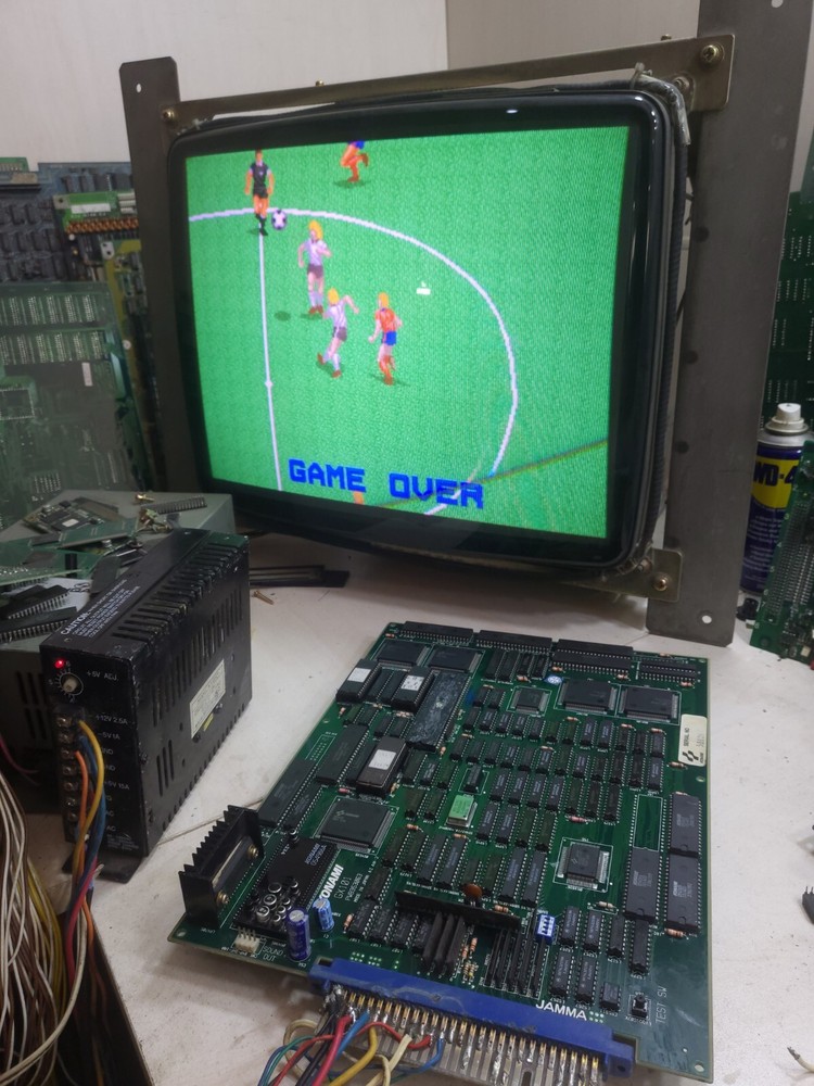 PREMIER SOCCER BY KONAMI ARCADE PCB JAMMA ORIGINAL