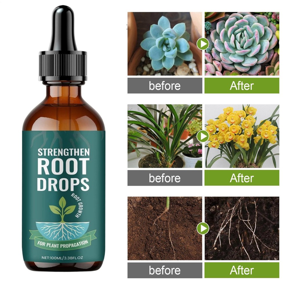 Root Drops for Propagation Rooting Liquid 100ml RootStimulator for Plants