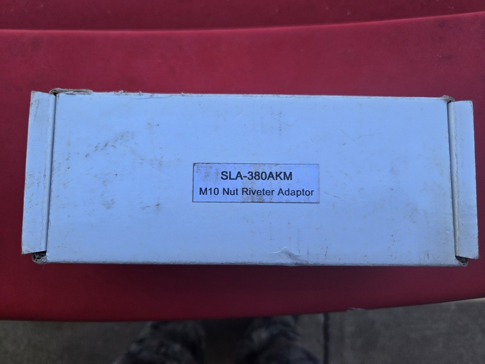 Metric threaded nut insert tool for cordless drill M4-5-6.