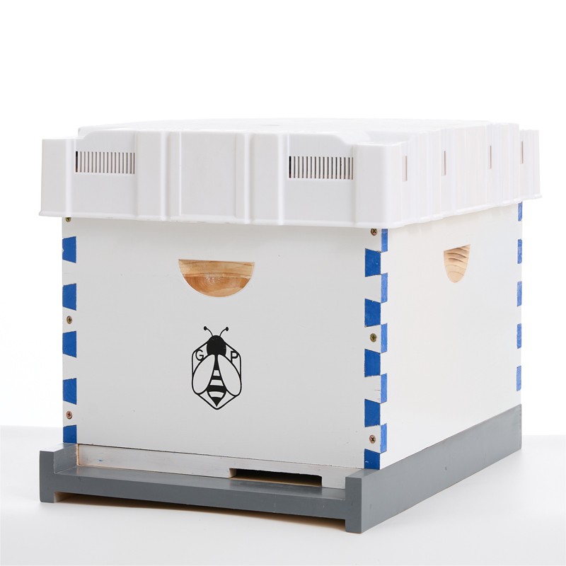 Beehive 10 Frame Complete Box Kit 10 Deep Comb Langstroth Beekeeping Box