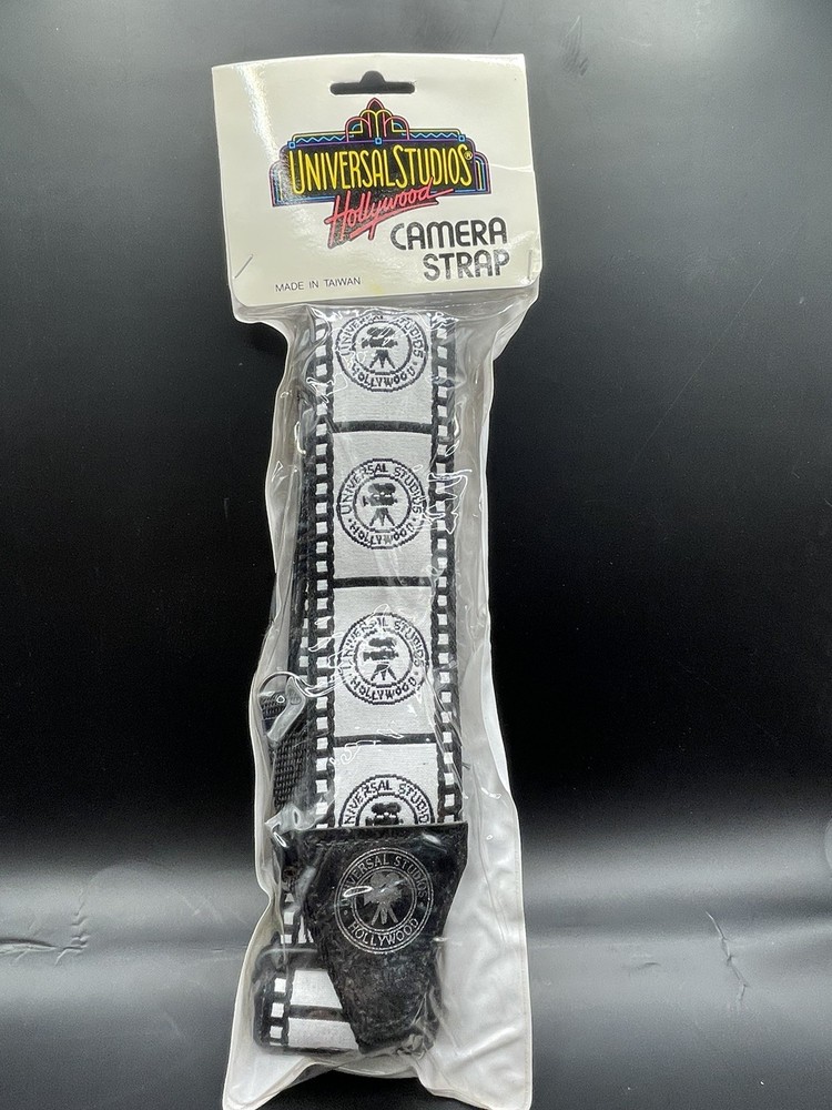 VINTAGE UNIVERSAL STUDIOS WIDE CAMERA STRAP  Brand NEW Sealed