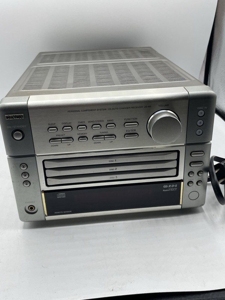 Denon UD-M5 Personal Component System CD Receiver 3 Disc  Working Condition