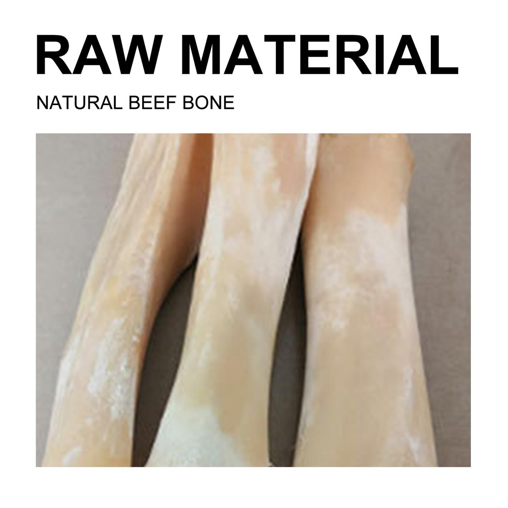 Cheerock 6Pcs Unbleached Guitar Bone Saddle, Blank Saddles