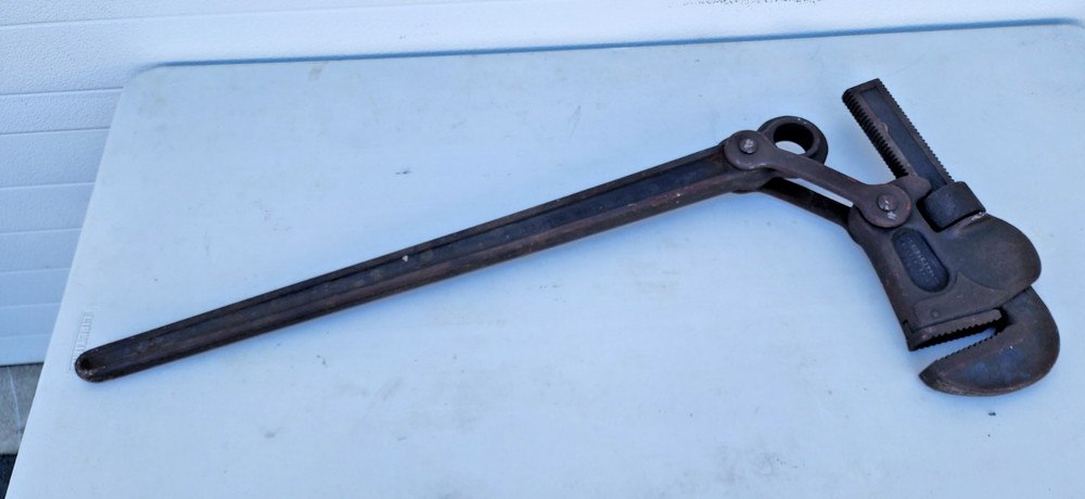 Ridgid SUPER SIX Heavy Duty Compound Leverage Wrench 48" long