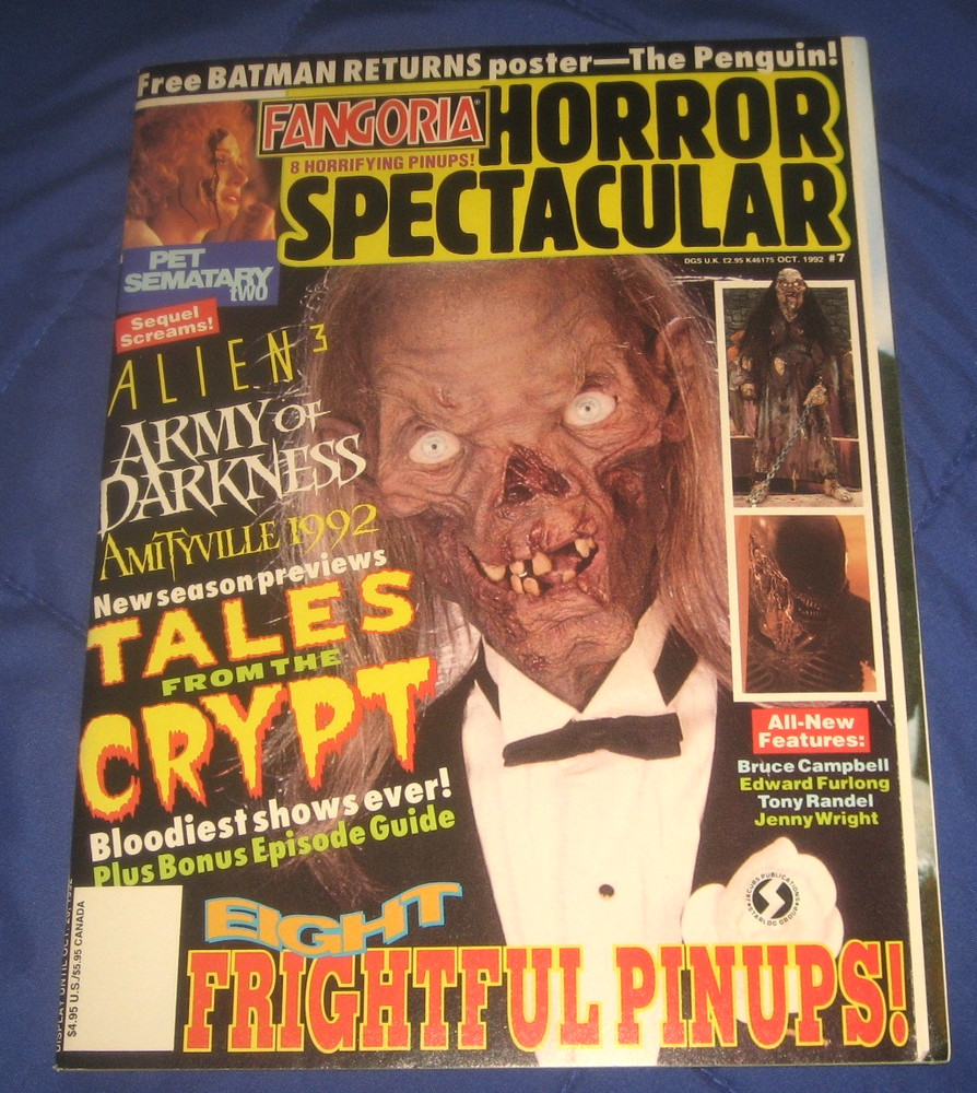 FANGORIA HORROR SPECTACULAR # 17  -   With posters!  CRYPTKEEPER !