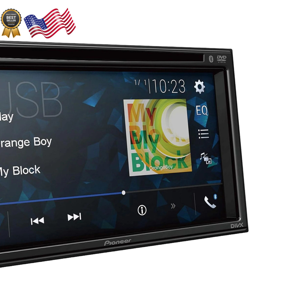 PIONEER BLUETOOTH CAR STEREO Double Din 6.2" Touchscreen Android IOS Compatible