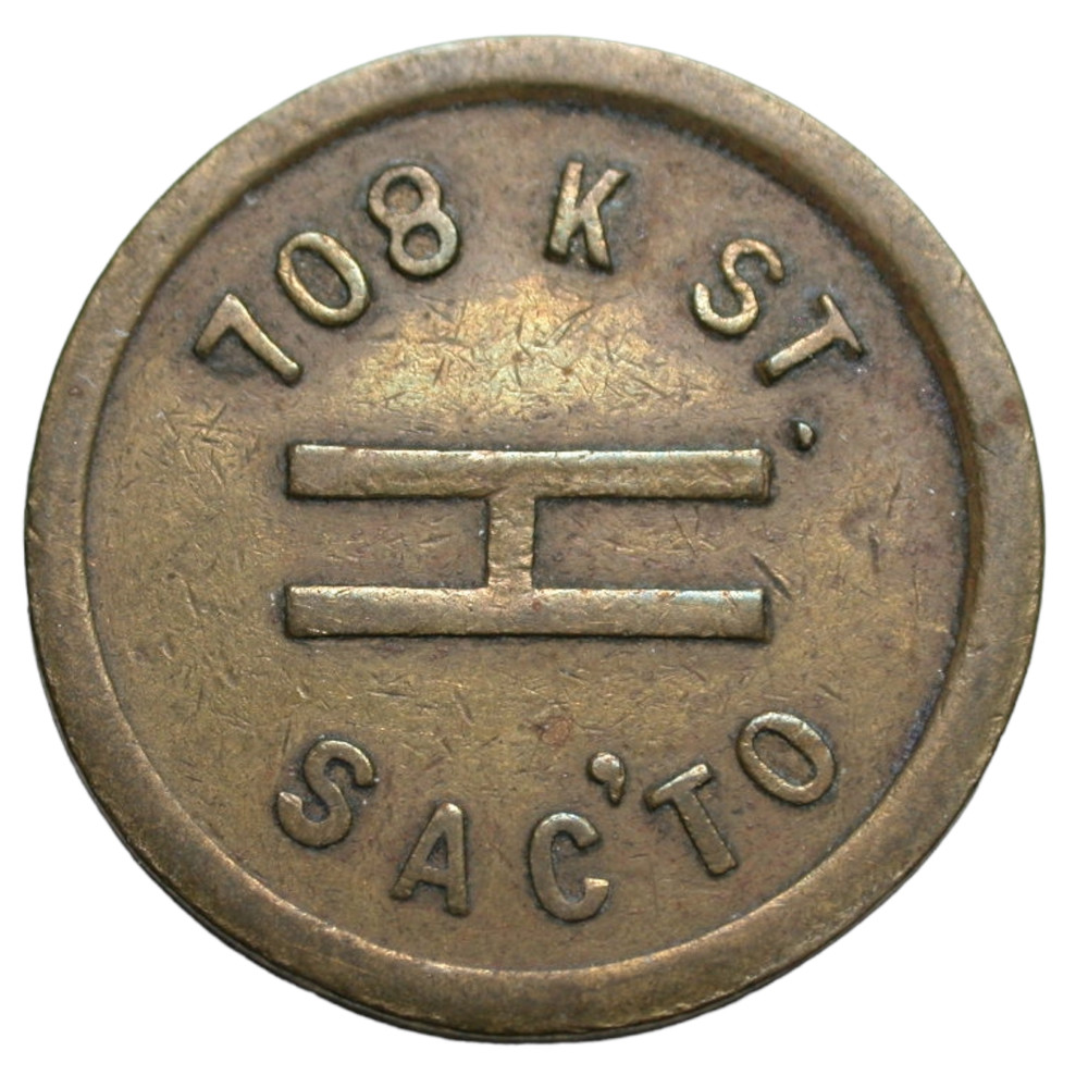 Sacramento, CA "H,D" K-276 Token