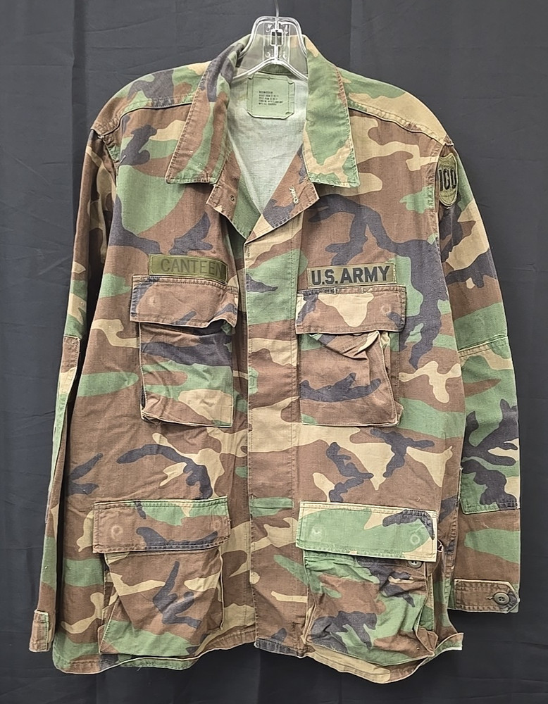 Salty USGI Coat Combat Woodland Pattern Medium Regular #A2