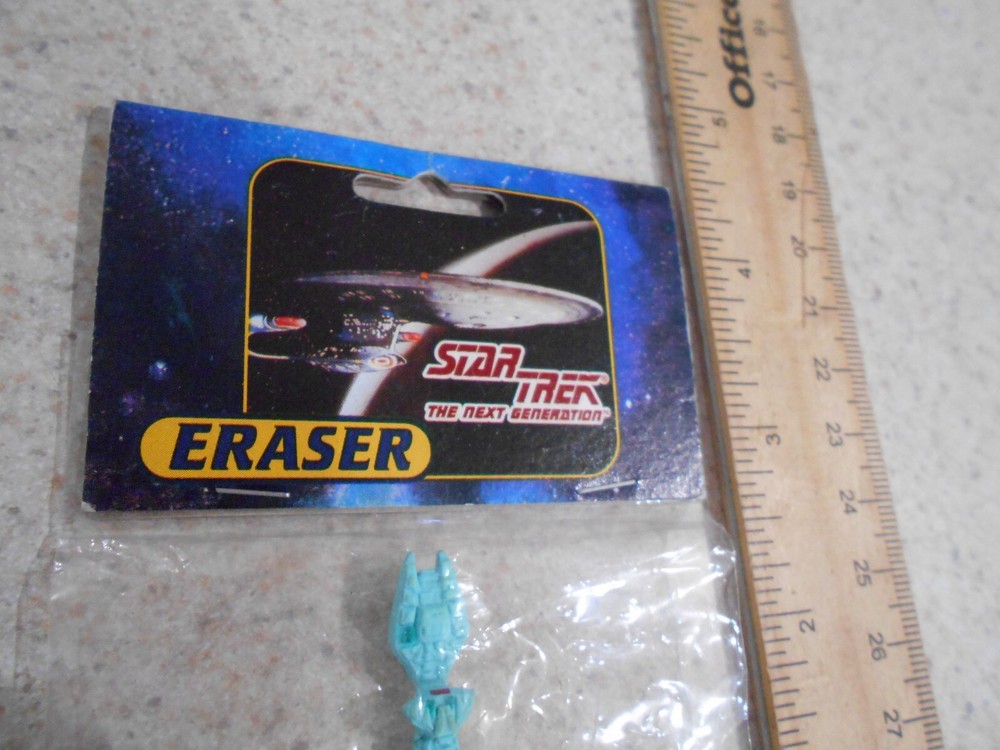 Star Trek The Next Generation Eraser 1994 Klingon Ship Noteworthy OOP