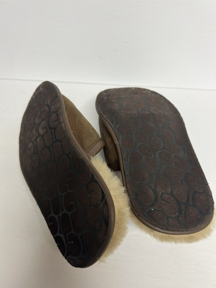 UGG Mens Scuff Slipper Tan Size 8 M