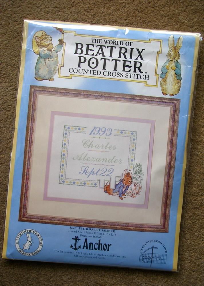 BEATRIX POTTER CROSS STITCH KITS PICK & MIX