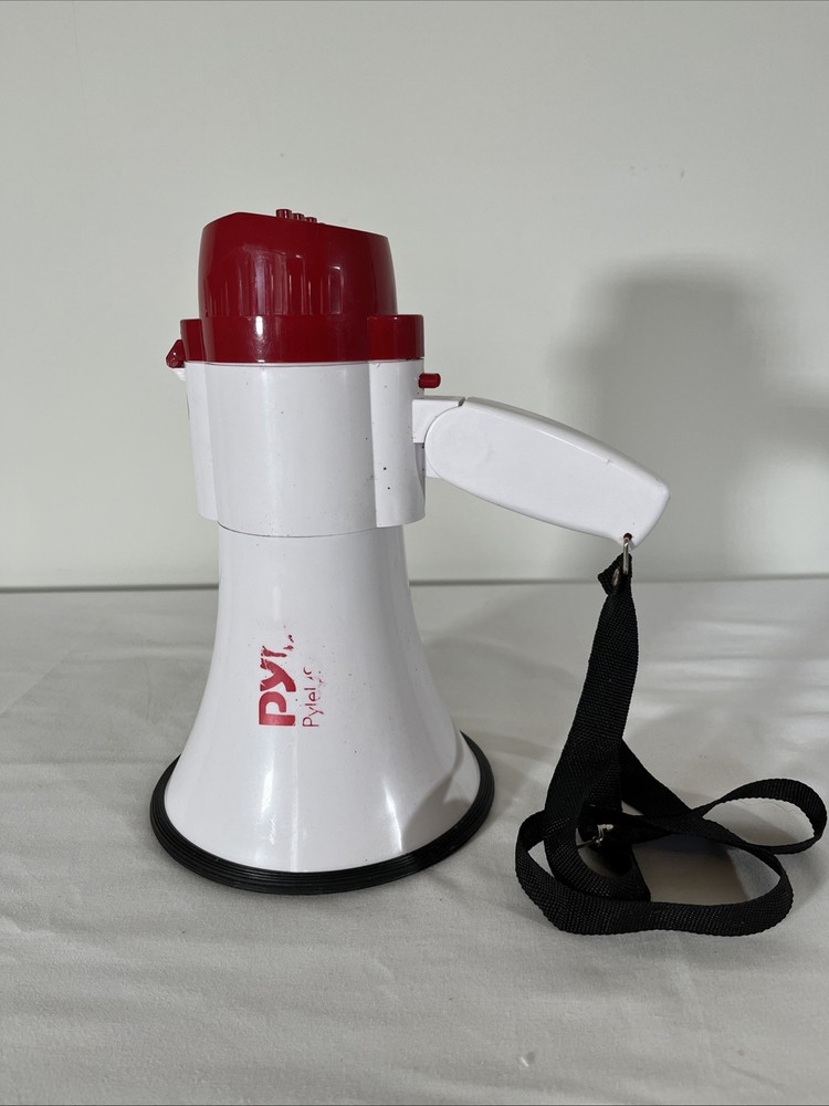 Pyle Lightweight 30-Watt Megaphone Bullhorn Speaker - Adjustable Volume