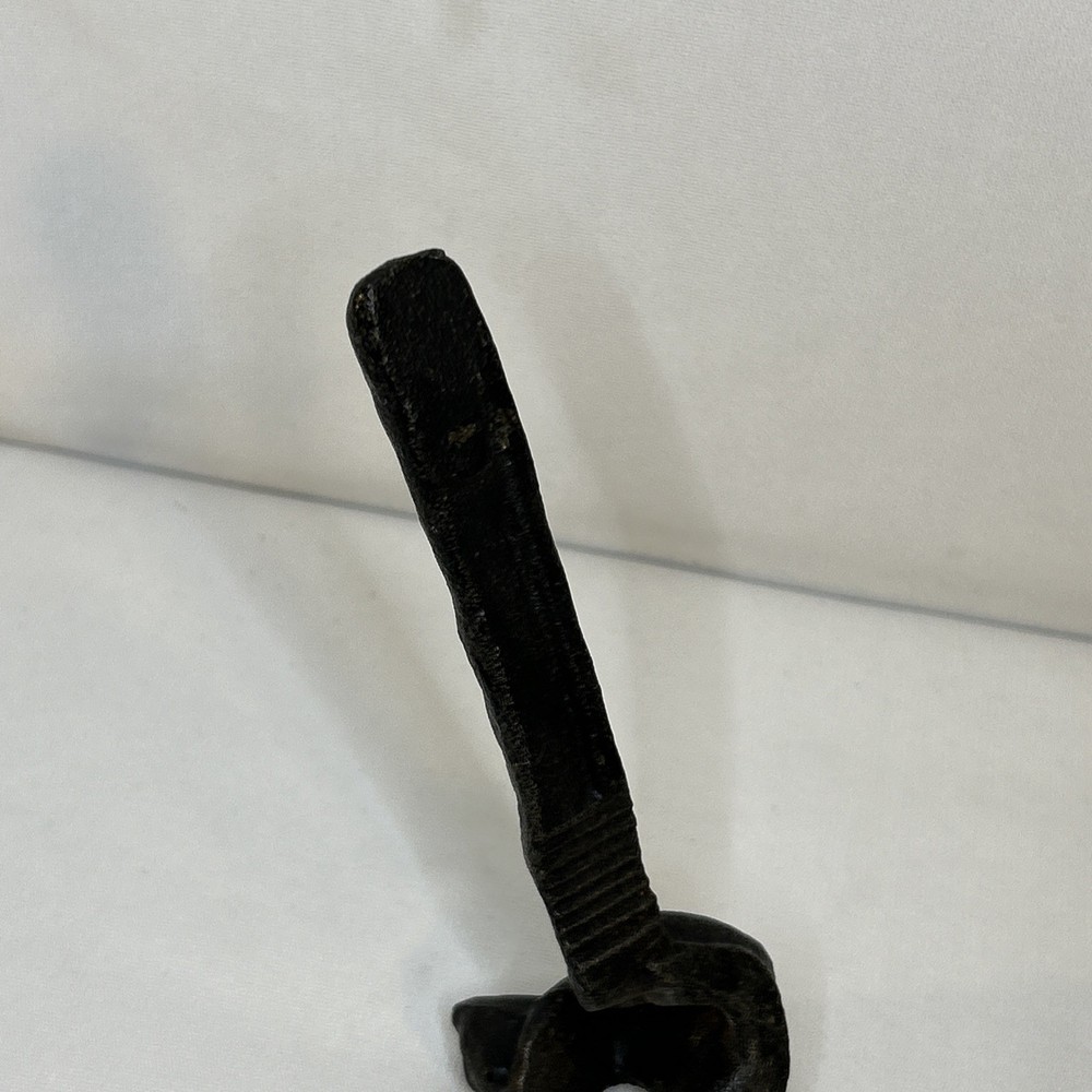 Vintage Cast Iron Hand Held Squirrel Figure Nut Cracker