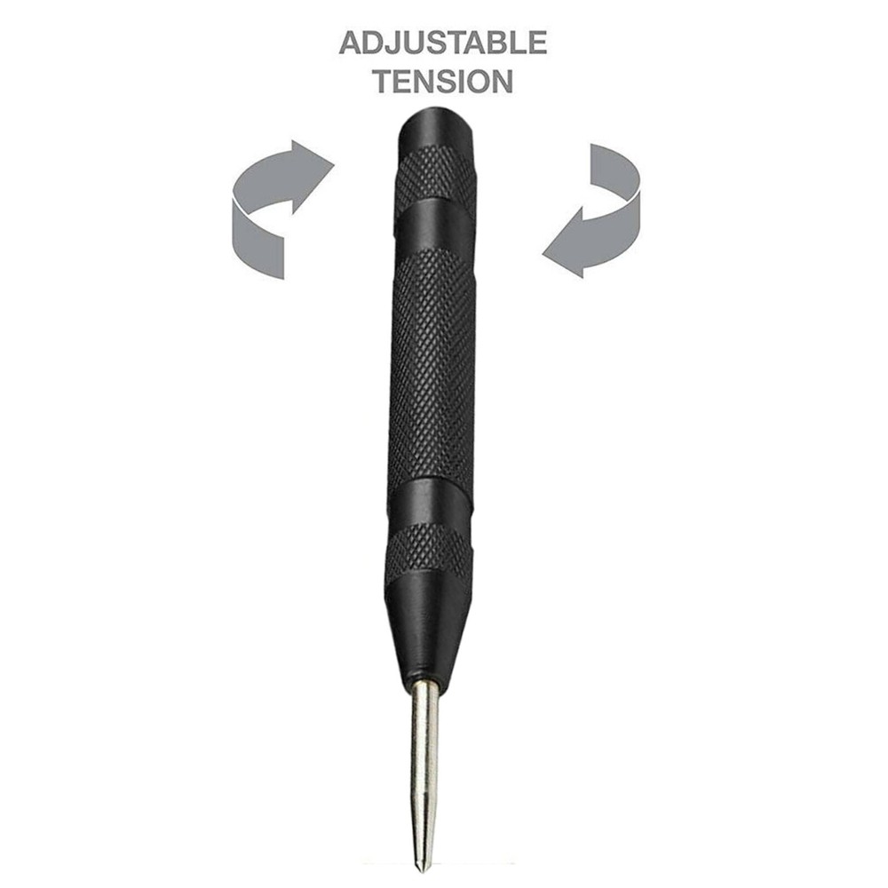 Super Strong Automatic Centre Punch Adjustable Spring Loaded Metal Drill TooL
