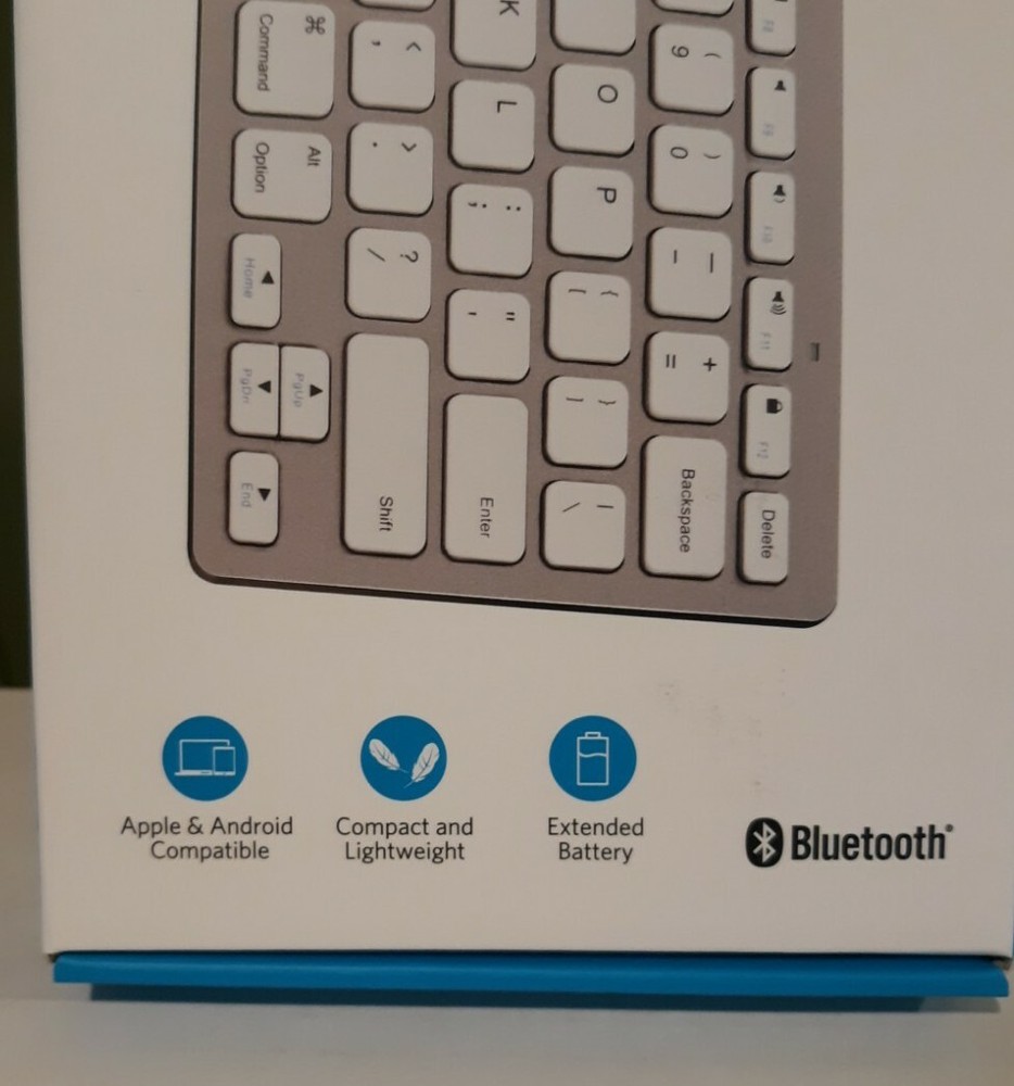 Anker: Ultra Slim Bluetooth Keyboard - Apple & Android Compatible- White