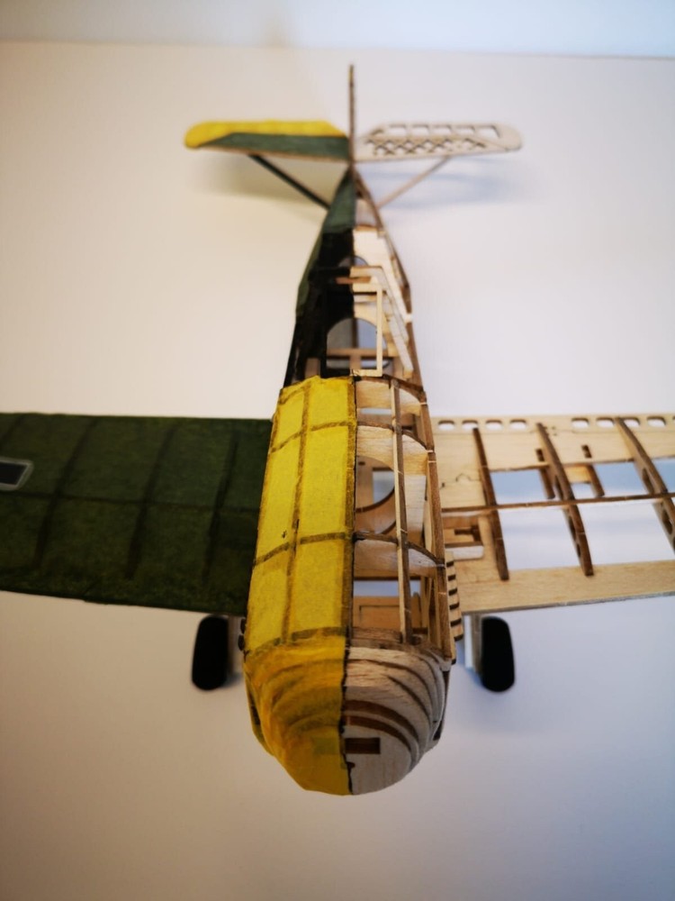 Henson's Flying Machines Messerschmitt Me109 [FREE-FLIGHT] Balsa Kit